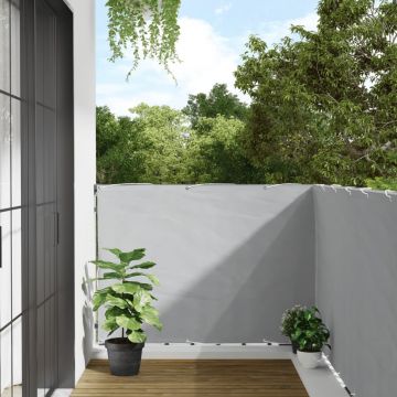 Gossi paravan de balcon, gri, 700x120 cm, pvc