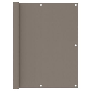 Gossi paravan de balcon, gri taupe, 120x600 cm, tesatura oxford