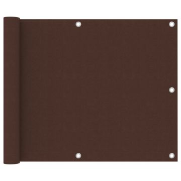 Gossi paravan de balcon, maro, 75 x 300 cm, tesatura oxford