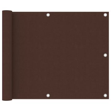 Gossi paravan de balcon, maro, 75 x 400 cm, tesatura oxford