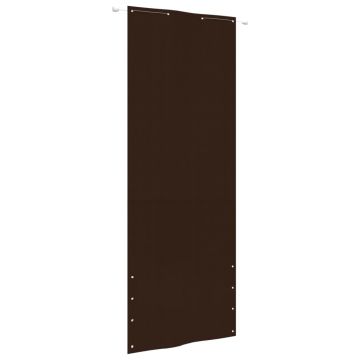 Gossi paravan de balcon, maro, 80 x 240 cm, tesatura oxford