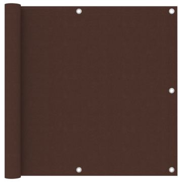 Gossi paravan de balcon, maro, 90 x 500 cm, tesatura oxford