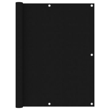Gossi paravan de balcon, negru, 120 x 300 cm, tesatura oxford