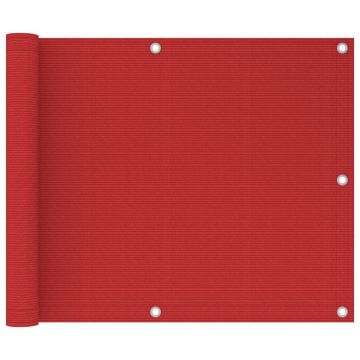 Gossi paravan de balcon, rosu, 75x300 cm, hdpe