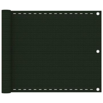 Gossi paravan de balcon, verde inchis, 75x300 cm, hdpe