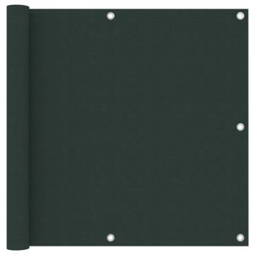 Gossi paravan de balcon, verde inchis, 90x600 cm, tesatura oxford