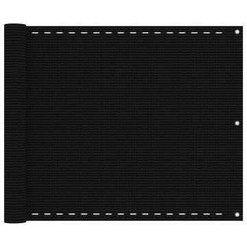 Gossi paravan pentru balcon, portocaliu, 75x400 cm, hdpe