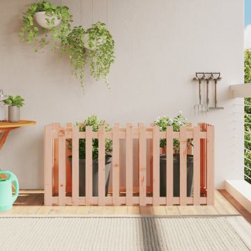 Gossi pat inaltat gradina design gard 150x50x70 cm lemn impregnat pin