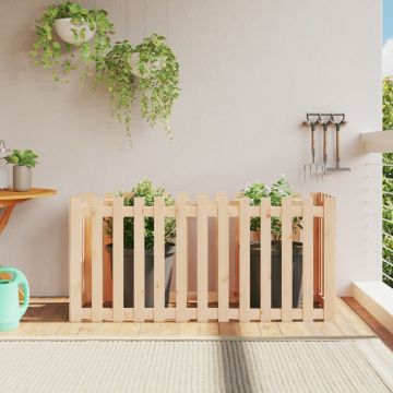 Gossi pat inaltat gradina design gard 150x50x70 cm lemn impregnat pin