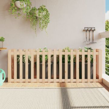 Gossi pat inaltat gradina design gard 200x50x70 cm lemn impregnat pin