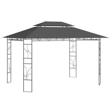 Gossi pavilion, antracit, 4x3x2,7 m, 160 g/m2