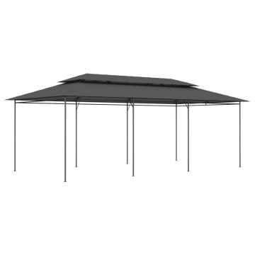 Gossi pavilion, antracit, 600 x 298 x 270 cm