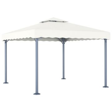 Gossi pavilion, crem, 300 x 300 cm, aluminiu