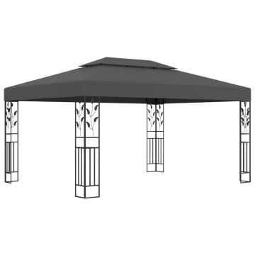 Gossi pavilion cu acoperis dublu, antracit, 3 x 4 m