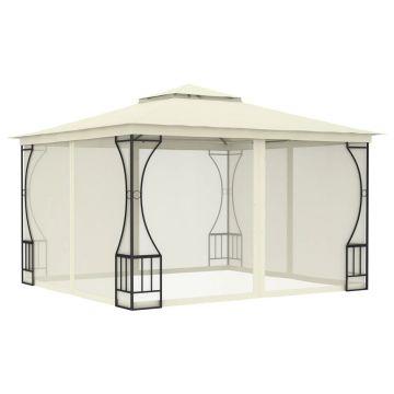Gossi pavilion cu plase, crem, 300 x 300 x 265 cm