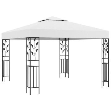 Gossi pavilion de gradina, alb, 3 x 3 m, 180 g/m2