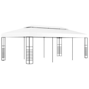 Gossi pavilion marchiza, alb, 6 x 3 m