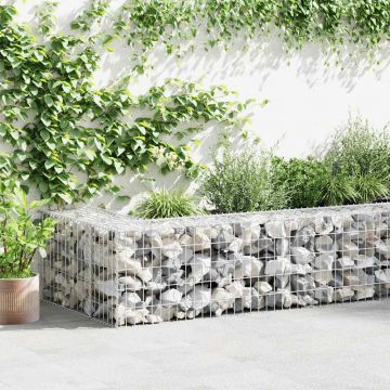 Gossi perete gabion cu capace, 300 x 30 x 50 cm, otel galvanizat