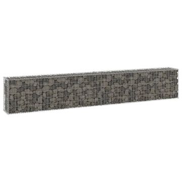 Gossi perete gabion cu capace, 300 x 30 x 50 cm, otel galvanizat
