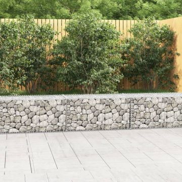 Gossi perete gabion cu capace, 300 x 50 x 50 cm, otel galvanizat