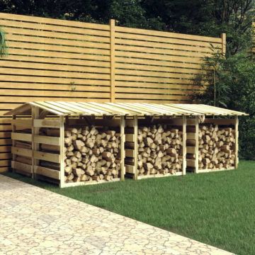 Gossi pergole cu acoperis, 6 buc., 100x90x100 cm, lemn de pin tratat