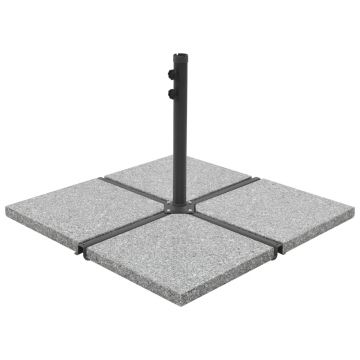 Gossi placa de greutate umbrela, gri, 25 kg, granit, patrat