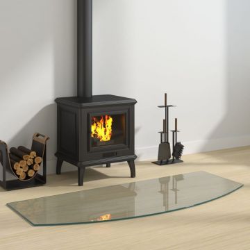 Gossi placa de sticla pentru semineu, 120x50 cm