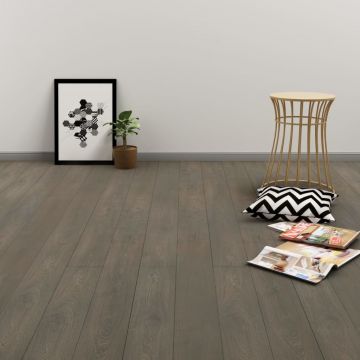 Gossi placi autoadezive pardoseala gri & maro pvc 4,46 m2 3 mm