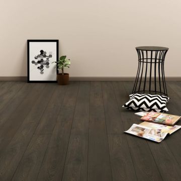 Gossi placi autoadezive pardoseala maro inchis pvc 4,46 m2 3 mm
