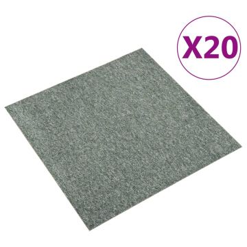 Gossi placi de pardoseala, 20 buc., verde, 50 x 50 cm, 5 m2