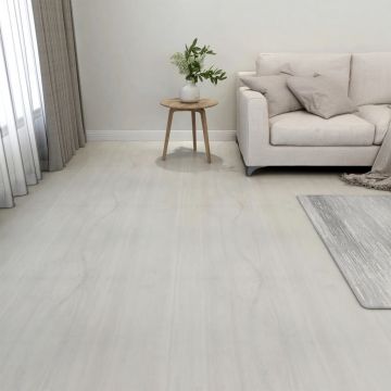 Gossi placi de pardoseala autoadezive, 20 buc., crem, pvc, 1,86 m2