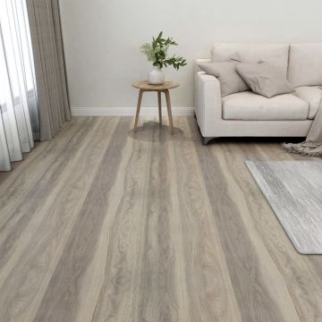 Gossi placi de pardoseala autoadezive 20 buc. gri taupe, pvc, 1,86 m2