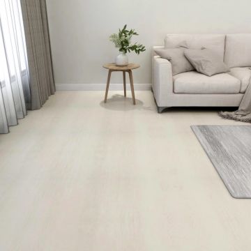 Gossi placi de pardoseala autoadezive, 55 buc., bej, pvc, 5,11 m2