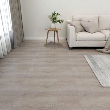 Gossi placi de pardoseala autoadezive 55 buc. gri taupe pvc 5,11 m2