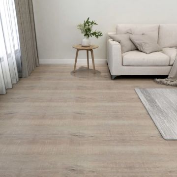 Gossi placi de pardoseala autoadezive 55 buc. gri taupe pvc 5,11 m2