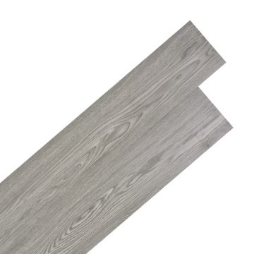 Gossi placi de pardoseala autoadezive, gri inchis, 5,02 m2, 2 mm, pvc