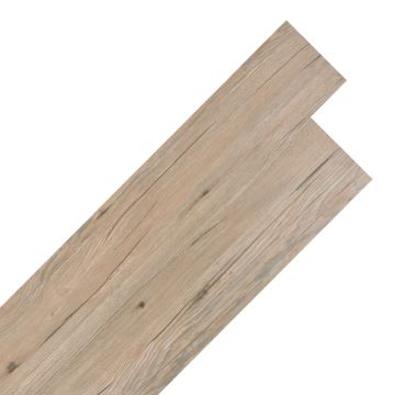 Gossi placi de pardoseala autoadezive, stejar maro, 5,02 m2, 2 mm pvc