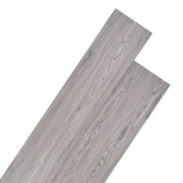 Gossi placi de pardoseala, gri inchis, 5,26 m2, 2 mm, pvc