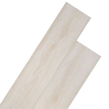 Gossi placi de pardoseala, stejar alb clasic, 5,26 m2, 2 mm, pvc