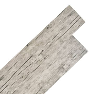 Gossi placi de pardoseala, stejar spalat, 5,26 m2, 2 mm, pvc