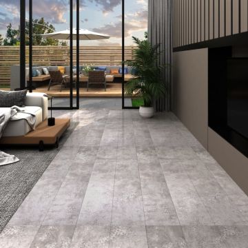 Gossi placi pardoseala autoadezive, gri pamantiu, 5,21 m2, 2 mm, pvc
