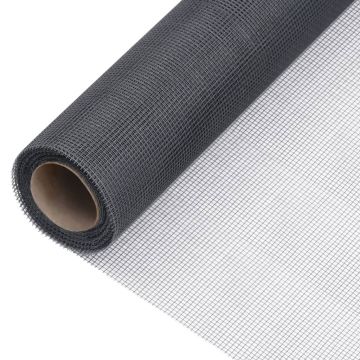 Gossi plasa de sarma, gri, 112x500 cm, fibra de sticla