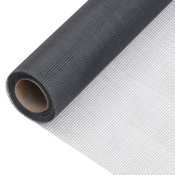 Gossi plasa de sarma, gri, 60x500 cm, fibra de sticla