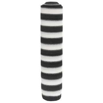 Gossi plasa protectie intimitate antracit/alb 1,2x50 m hdpe 75 g/m2