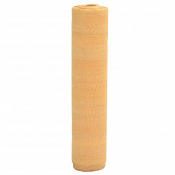Gossi plasa protectie intimitate, nisipiu, 1,2x50 m, hdpe, 75 g/m2