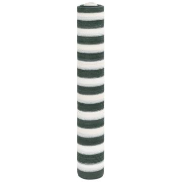 Gossi plasa protectie intimitate, verde/alb, 1x10 m, hdpe, 150 g/m2