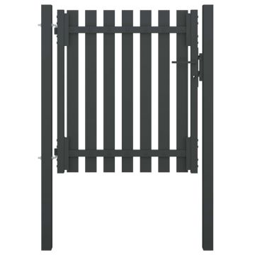 Gossi poarta de gard gradina, antracit, 1 x 1,25 m, otel