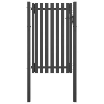 Gossi poarta de gard gradina, antracit, 1 x 2 m, otel