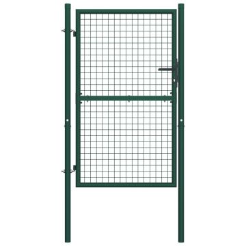 Gossi poarta de gard, verde, 100 x 175 cm, otel