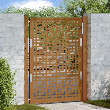 Gossi poarta de gradina design cruce din otel rezistent la intemperii
